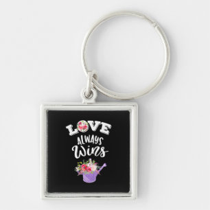 Wedding Gifts   Love Always Win Keychain