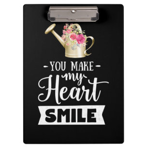 Wedding Gifts You Make My Heart Smile Clipboard