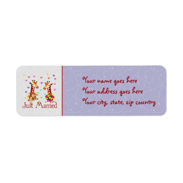Wedding Giraffes (Front)