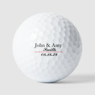 Wedding Golf Balls