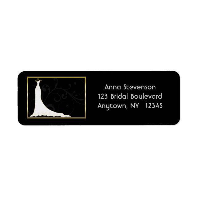 Wedding Gown Label (Front)