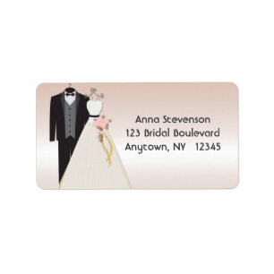 Wedding Gown, Tuxedo Peach Label