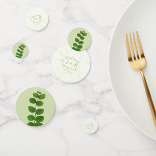 Wedding Green Chic Confetti
