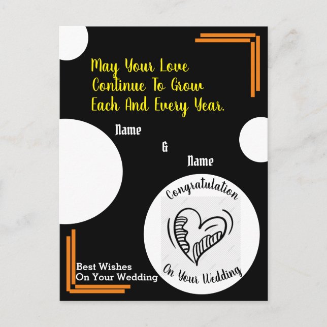 Wedding Greeting Cards (Front)