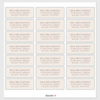  Wedding Guest Address Label 21 Different Addresse