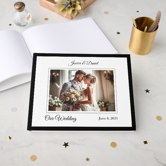 Wedding     guest book (Front Open)