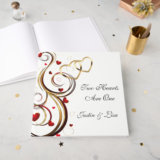 Wedding Guest Book (Front Open)