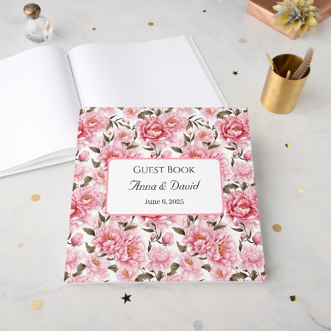 Wedding Guest Book (Front Open)