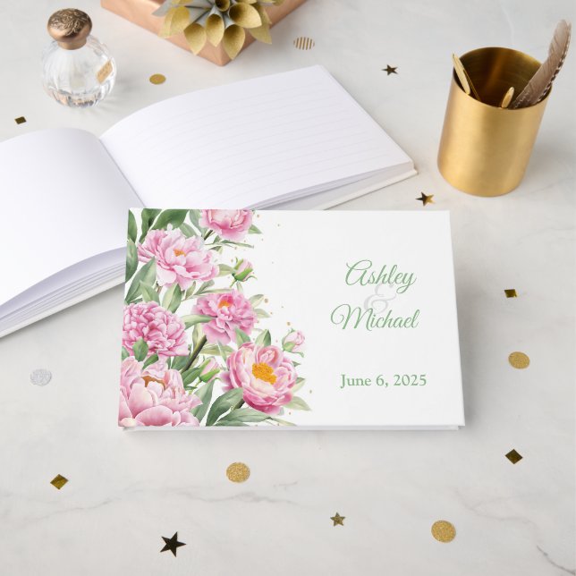 Wedding Guest Book (Front Open)