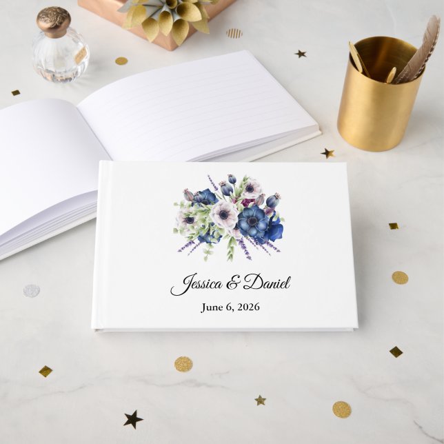 Wedding     guest book (Front Open)