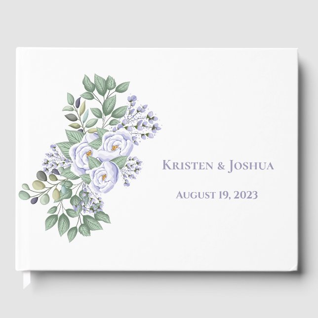 Wedding Guest Book  (Front)