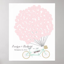 Wedding Guest Book Alternative with cycle