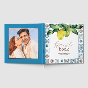 Wedding Guest Book Lemons & Botanicals