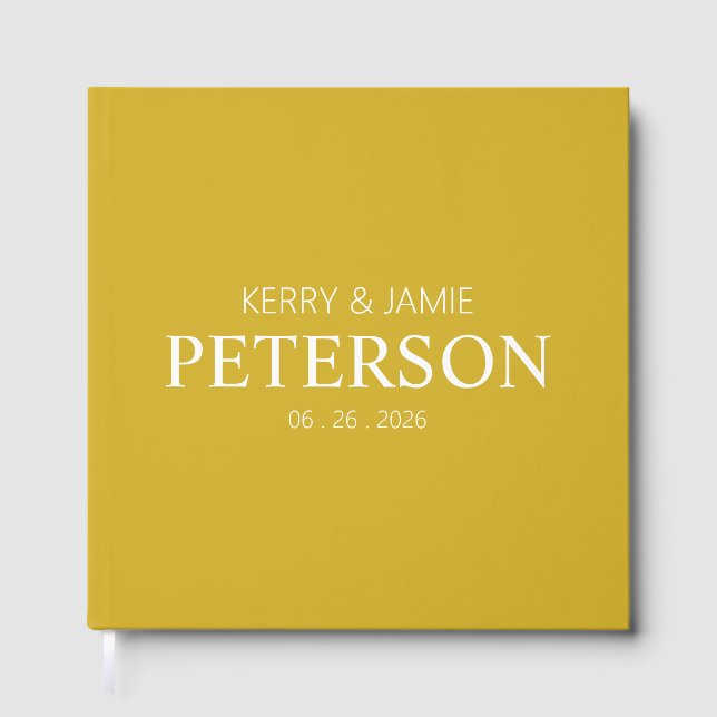 Wedding Guest Book | Neutral Guestbook | Album for (Front)