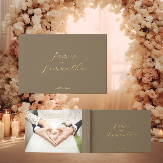 Wedding Guest Foil Notebook | Dark Neutral Book (Creator Uploaded)