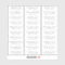 Wedding Guest Names Address Simple Modern Chic