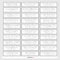 Wedding Guest Names Address Simple Modern Chic