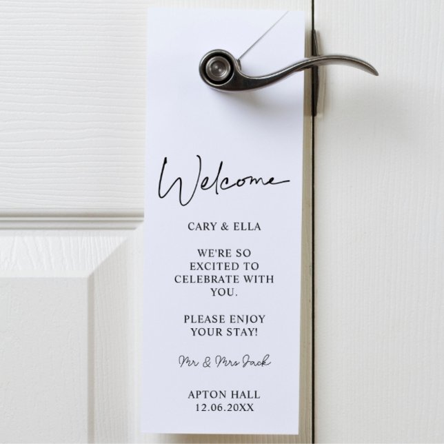 Wedding Guest Reserved Door Hanger (Creator Uploaded)