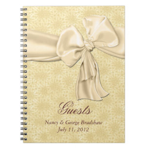 Wedding Guest Sign In Notebook