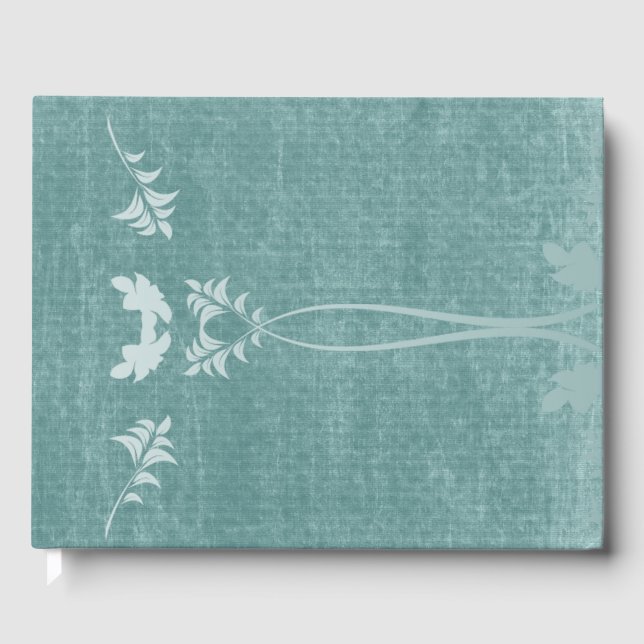 Wedding guestbook, festive decor, beautiful design guest book (Front)