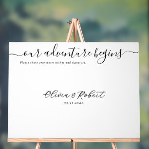 Wedding Guestbook Signature Acrylic Sign