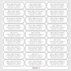 Wedding guests address labels 27 recipients names