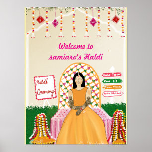 wedding Haldi Poster