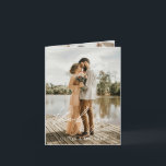 Wedding Handwritten Thank You 2 Photos  Card<br><div class="desc">Elevate your gratitude with our elegant thank you cards featuring modern script and your favourite wedding photo. These cards offer a stylish and minimalist design that perfectly complements any wedding aesthetic. Personalize them with a heartfelt message of appreciation to convey your thanks to friends and family for their love and...</div>