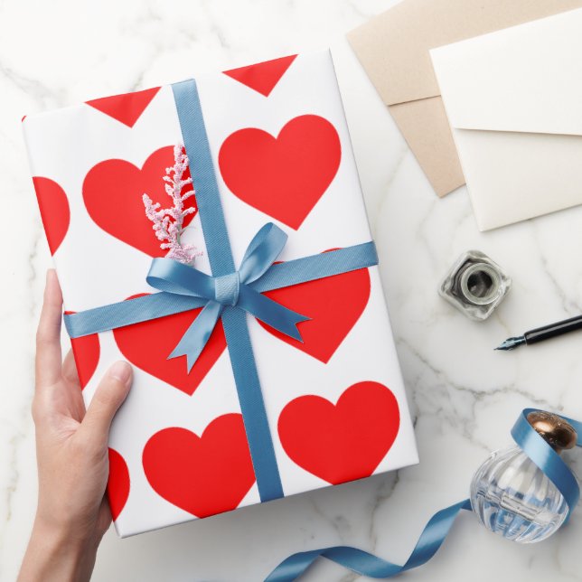 WEDDING HEART WRAPPING PAPER (Gifting)
