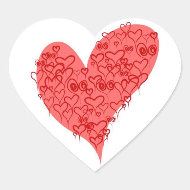 Wedding Hearts Heart Stickers Wedding Hearts (Front)