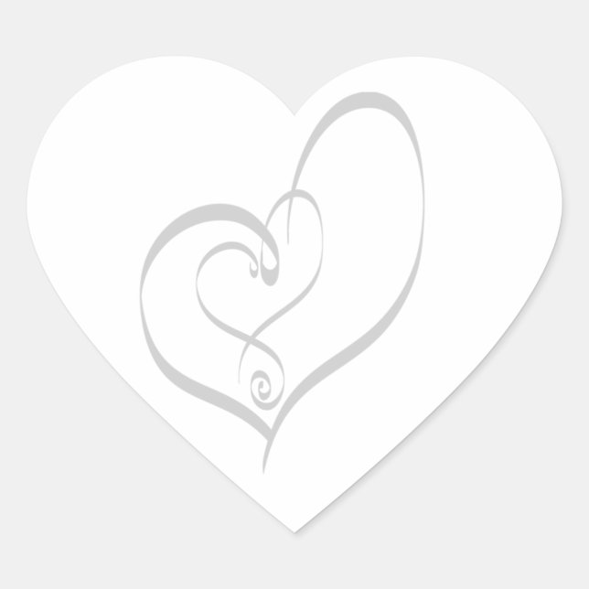 Wedding Hearts Invitation Envelope Seal Wedding He (Front)