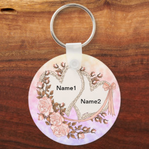 Wedding Hearts  keychain