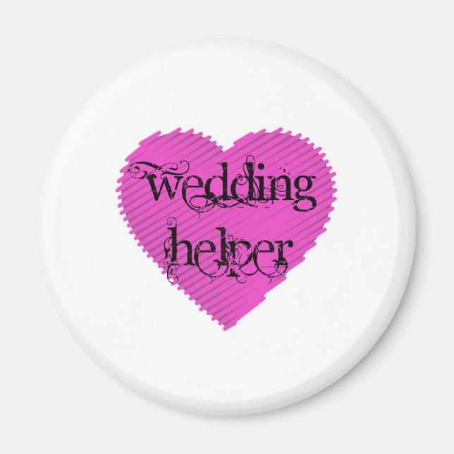 Wedding Helper Magnet (Front)