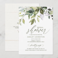 Wedding Herbs & Natural Greenery Watercolor