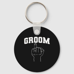 Wedding Honeymoon Bachelor Finger Ring Hub  Keychain