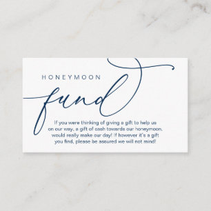 Wedding Honeymoon Fund, Gifts in Cash Wishing Well Enclosure Card