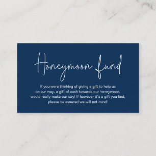 Wedding Honeymoon Fund, Gifts in Cash Wishing Well Enclosure Card