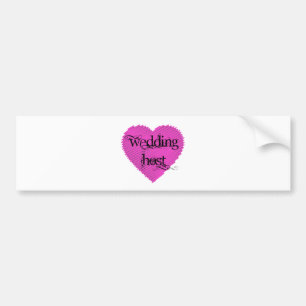 Wedding Host Bumper Sticker