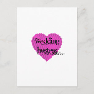 Wedding Hostess Postcard