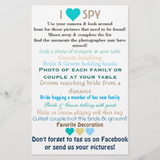 Wedding I Spy