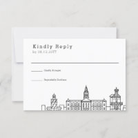 Wedding in Cape Town | Stylized Skyline RSVP