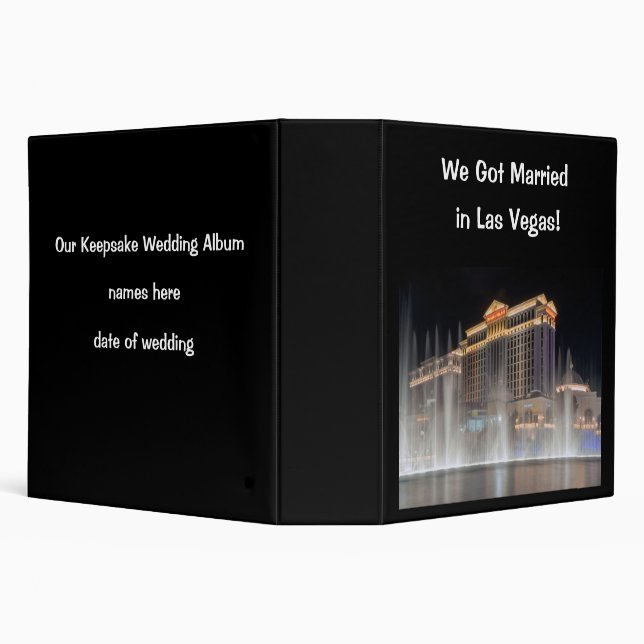 Wedding in Las Vega Album! Binder (Background)