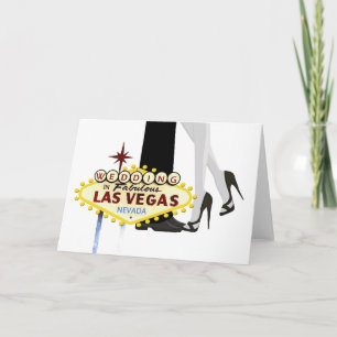 Wedding In Las Vegas Announcement Card