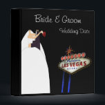 WEDDING in Las Vegas Personalized Binder<br><div class="desc">WEDDING in Las Vegas Personalized Binder
Front of album  add names of Bride & Groom and Date of wedding
Optional on back of album,   you can add location where you got married in Las Vegas!</div>
