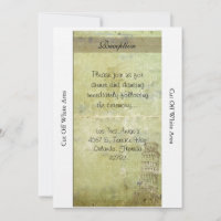 Wedding in Pisa Reception Card