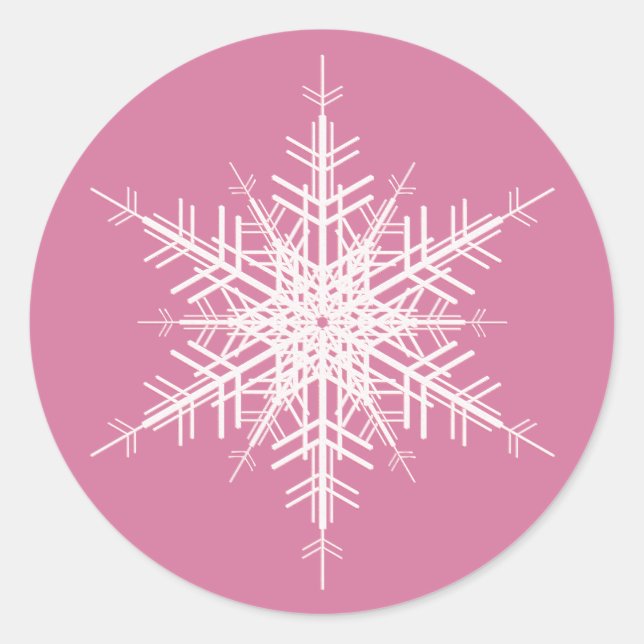 Wedding in Winter Sticker (Front)