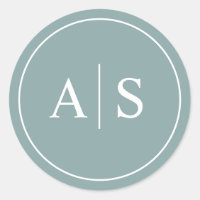 Wedding Initials Minimalist Stationery/Favour Clas