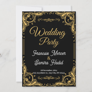 wedding invitation