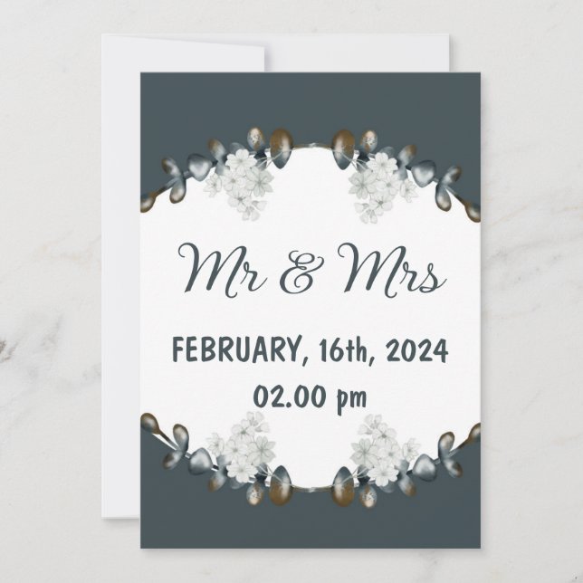 Wedding invitation (Front)