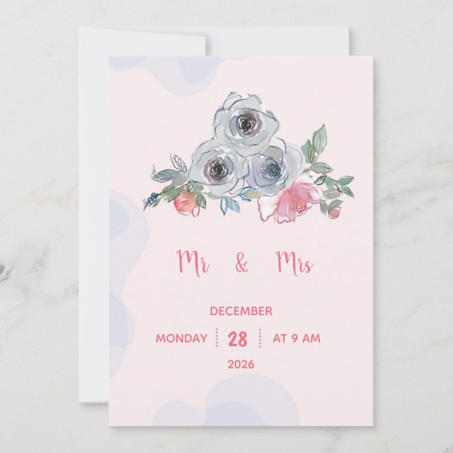 Wedding invitation (Front)